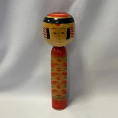 こけし Vintage Kokeshi　伝統こけし 木地玩具 郷土玩具 民芸品 (k-5)のサムネイル