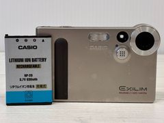 [Salt] CASIO EXILIM EX-M1 Silver Audio Player & Voice Recorder with Case, Unused Earphones, Digital Camera, Compact Camera [24854CK] H04