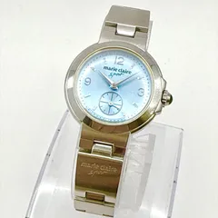 C182【稼働・電池交換済】 marie claire sport マリ・クレール スポール ライトブルーダイアル スモールセコンド レディースウォッチのサムネイル