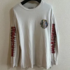 WACKO MARIA × TIM LEHI  ワコマリア×ティムリーハイ 袖プリント ロンT 白のサムネイル