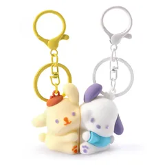 【新品】 [Looking] ペア キーホルダー カップル おしゃれ かわいい マッチングキーホルダー キーリング 動物のキーホルダー 親友 彼女 彼氏への 記念日 誕生日 恋人 友達に プレゼント ボーイフレンド ガールフレンド バックパック用 チャーム 1