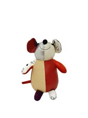 MCM　エムシーエム 　ラット　ネズミ　レザー　マルチカラー　ぬいぐるみ 【LVU25011717】のサムネイル
