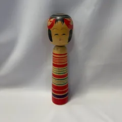 こけし Vintage Kokeshi　伝統こけし 木地玩具 郷土玩具 民芸品 (k-7)のサムネイル