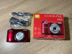 2614 Nikon COOLPIX A10 レッド 動作確認済み デジカメ【コ】 - メルカリ