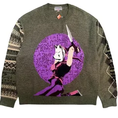 【新古品】サイズ【L】シュプリーム×ヨウジヤマモト Supreme×YOHJI YAMAMOTO 22AW／ Yohji Yamamoto TEKKEN Sweater ／鉄拳セーター　 8065000237414のサムネイル