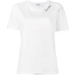 (新品) セイントローレン Saint Laurent サンローラン lou lou ロゴ 白 半袖 Tシャツのサムネイル
