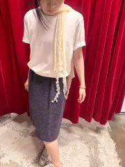 Yves Saint Laurent イヴ・サンローラン ボカシ ウール スカートのサムネイル