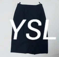 正規品/特価) YVES SAINT LAURENT イヴ・サンローラン ウール スカートのサムネイル