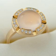 CHAUMET ショーメ クラスワン クルーズ ローズクォーツ LM リング 