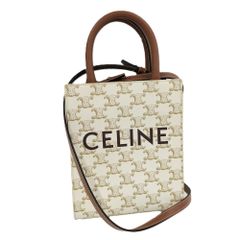 セリーヌ バーティカルカバ ミニトート 2way ショルダー レザー - メルカリ