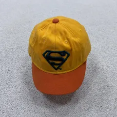 F ヴィンテージ キッズ SUPERMAN 刺繍 ロゴ ベースボールキャップ 0709E2のサムネイル
