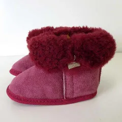 アグ オーストラリア UGG australia ブーツ ムートンブーツ ベビーブーツ 本革 ムートンレザー 14㎝ ボルドー色 ワイン KIDS 女の子 くつ 靴 シューズのサムネイル