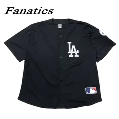 Fanatics ファナティクス ロサンゼルス・ドジャース ベースボールシャツ M BLK/ブラックのサムネイル