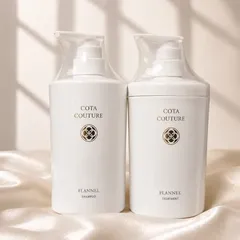 【SET】 コタクチュール  フランネルシャンプー＆トリートメント  600ml/600g （ COTA  COUTURE  サロン専売品  美容室 サロン 美髪 ヘアケア インスタ映え ）のサムネイル