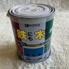 【未使用】ペンキ そら色 1L 1回塗りハウスペイント カンペハピオ