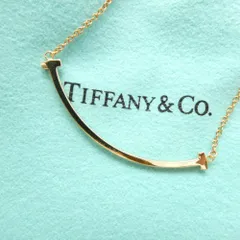 未使用 TIFFANY＆Co. ティファニー T スマイル ペンダント ネックレス ローズゴールド スモール 18K レディース AN3808W3 のサムネイル