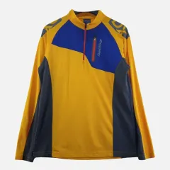 DISCOVERY イエロー メンズ 長袖 ジップTシャツ 95 N9035のサムネイル