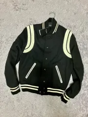 Saint Laurent サンローラン ウール テディ テディ ジャケット ブラックのサムネイル