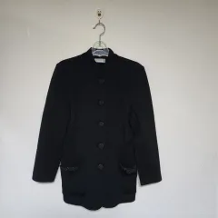 ヴィンテージ イヴ・サンローラン Saint Laurent サンローラン ニット ジャケット レディース Mサイズのサムネイル