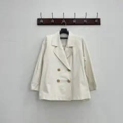 YVES SAINT LAURENT イヴ・サンローラン 白 ダブル ブレーザー Fのサムネイル