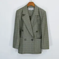 Yves Saint Laurent 90sヴィンテージダブルCHECK柄 ジャケットのサムネイル