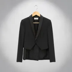 Saint Laurent サンローラン 17SS クロップド アシメントリー ブレーザー ジャケットのサムネイル