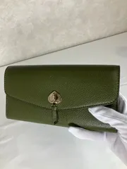 kate spade ケイトスペード 長財布 レザー グリーン ラウンドファスナーのサムネイル