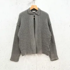 LIDNM リドム カーディガン リリーヤーン ニット ブルゾン グレー Mサイズ ◇〇☆のサムネイル