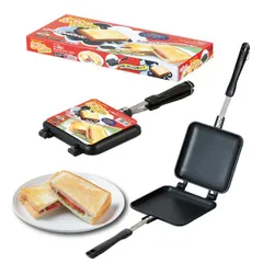 パール金属 おやつDEっSE2 ふっ素加工ホットサンドトースターのサムネイル