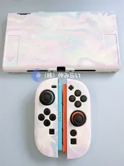 【フォロー🈹対象】Nintendo Switch 2用 シリコン本体カバー 希少カラー オーロラマーブル 高級感 フィット感抜群 保護ケース