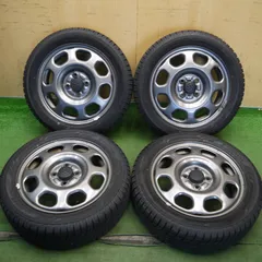 バリ溝！23年！9.5分◎スズキ ハスラー 純正 スチール 165/60R15 スタッドレス ヨコハマ アイスガード iG60 15インチ PCD100/4H◎6072801Hスのサムネイル