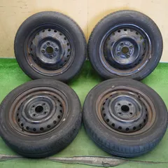 4本価格！23年◎155/65R14 ダンロップ エナセーブ RV505 スチール ホイール 14インチ PCD100/4H◎6072707Hノのサムネイル
