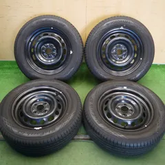 バリ溝！22年！キレイ！9.5分◎マツダ デミオ 純正 スチール 185/65R15 ヨコハマ BluEarth-GT AE51 ブルーアース 15インチ PCD100/4H◎6072803Hノのサムネイル