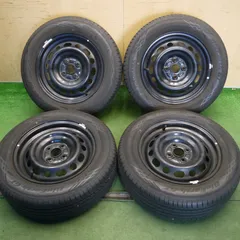 バリ溝！キレイ！9分◎185/65R15 ヨコハマ BluEarth-GT AE51 スチール ホイール ブルーアース 15インチ PCD100/4H◎6072802Hノのサムネイル