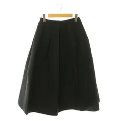ティビ tibi タフタボリュームスカート フレアスカート ロング タック シルク 2 ブラック /ES ■OSのサムネイル