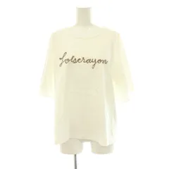 ロイスクレヨン Lois CRAYON 25SS ロゴ刺繍 フレアスリーブカットソー 半袖 M ホワイト /HK ■OSのサムネイル