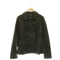 バーバリー ロンドン BURBERRY LONDON ラムレザージャケット ダブル 総裏地 38 ブラック /DO ■OSのサムネイル