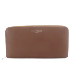 ジェイ&エムデヴィッドソン J&M Davidson ZIP AROUND WALLET 長財布 ウォレット ラウンドファスナー レザー ブラウン /YO30のサムネイル