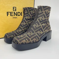 FENDI ZUCCA フェンディ ズッカ柄 ショート ブーツ ヴィンテージ Size36 /M26284のサムネイル
