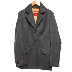 良品 Vivienne Westwood RED LABEL ヴィヴィアンウエストウッドレッドレーベル オーブボタン ストライプジャケット サイズ40 グレー レディース 古着 中古 USEDのサムネイル