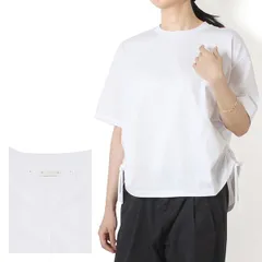 26SSモデル ヘルノ HERNO レディース Tシャツ コンパクトジャージー 異素材切替【1000 BIANCO】 JG000320D 52000 1000/【2026SS】l-topsのサムネイル