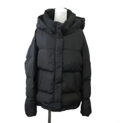 アズールバイマウジー AZUL by moussy 中わたジャケット 上着 ブルゾン L 黒 ブラック フード付き 長袖 /PP ■GY12のサムネイル