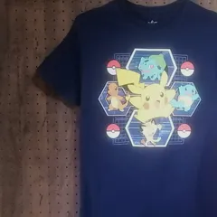 POKEMON ポケモン／ポケットモンスター　ピカチュウ他　プリントＴシャツ　サイズSのサムネイル