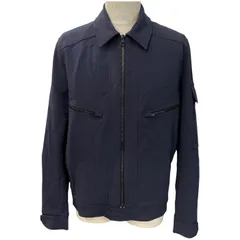 未使用 LOUIS VUITTON ルイヴィトン ジップアップブルゾン ジャケット アウター HGB11EILQ652 ポリエステル ネイビー (サイズ 50) 高級感 上品 ブランド ファッション レディース メンズ カジュアル フォーマルのサムネイル