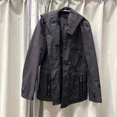 【東あずま店　併売品】　Joseph　homme　ジョセフオム ジップアップ パーカー フーディ ジャケット アウター コート　フード取り外し可能　２WAYのサムネイル