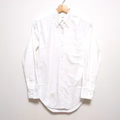 THOM BROWNE トムブラウン ボタンダウン オックスフォード シャツ レディース ホワイト 綿 ０サイズ 美品のサムネイル
