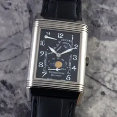 ジャガー・ルクルト Reverso レベルソ Sun Moon WG ブラックダイヤル 黒文字盤 希少 Ref.270.3.63 18KWG ホワイトゴールド 金無垢 JAEGER LECOULTRE 手巻き ヴィンテージ時計のサムネイル