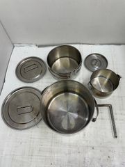 E-2 キャプテンスタッグ ステンレス製 クッカーセット 燕三条 鍋