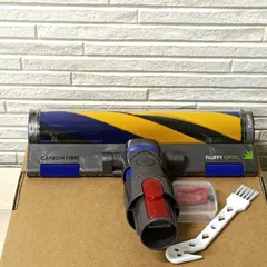ダイソン V8 ヘッド 交換用 軽量 ソフトローラー V8 Slim Fluffy (SV10K) V7 V10 V11 V15 対応 緑光LED 互換ヘッド　VS-8-3のサムネイル