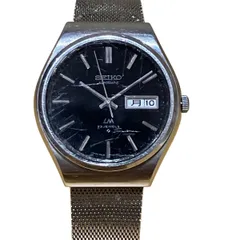 セイコー SEIKO ロードマチック 腕時計 総重量約73.6g SS SS 自動巻き ブラック文字盤 5606-8090 メンズのサムネイル